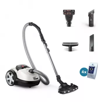 Vloerstofzuiger Philips 8000-serie XD8142/12 — 900 W, 4-L zak, HEPA, 12 m actieradius