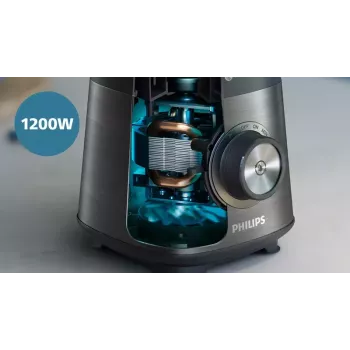 Staafmixer Philips 5000 Serie HR3041/00 zwart grijs