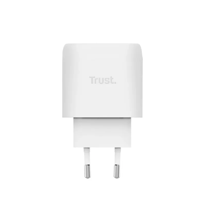 TRUST Maxo 45W USB-C GaN-oplader, 45 W, USB-C-uitgang, max. 20 V, 2 m kabel, wit