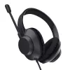 Trust Ayda Max headset bedraad hoofdband gesprekken/muziek USB Type-C / USB Type-A zwart