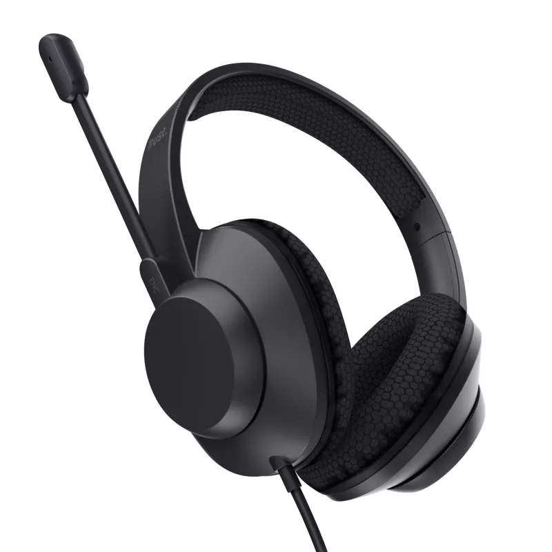 Trust Ayda Max headset bedraad hoofdband gesprekken/muziek USB Type-C / USB Type-A zwart