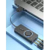 Vention USB 2.0 externe stereo-geluidsadapter met volumeregeling 0,15 M zwart ABS