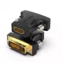 Vention HDMI-bus naar DVI-stekker adapter zwart 1920x1080 60Hz