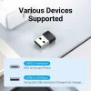 USB-adapter Vention CDWB0 USB 2.0 stekker naar USB-C bus zwart PVC