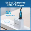USB-adapter Vention CDWB0 USB 2.0 stekker naar USB-C bus zwart PVC