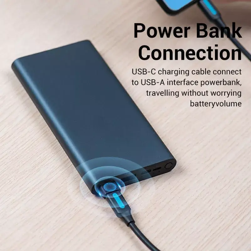 USB-adapter Vention CDWB0 USB 2.0 stekker naar USB-C bus zwart PVC