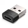 USB-adapter Vention CDWB0 USB 2.0 stekker naar USB-C bus zwart PVC