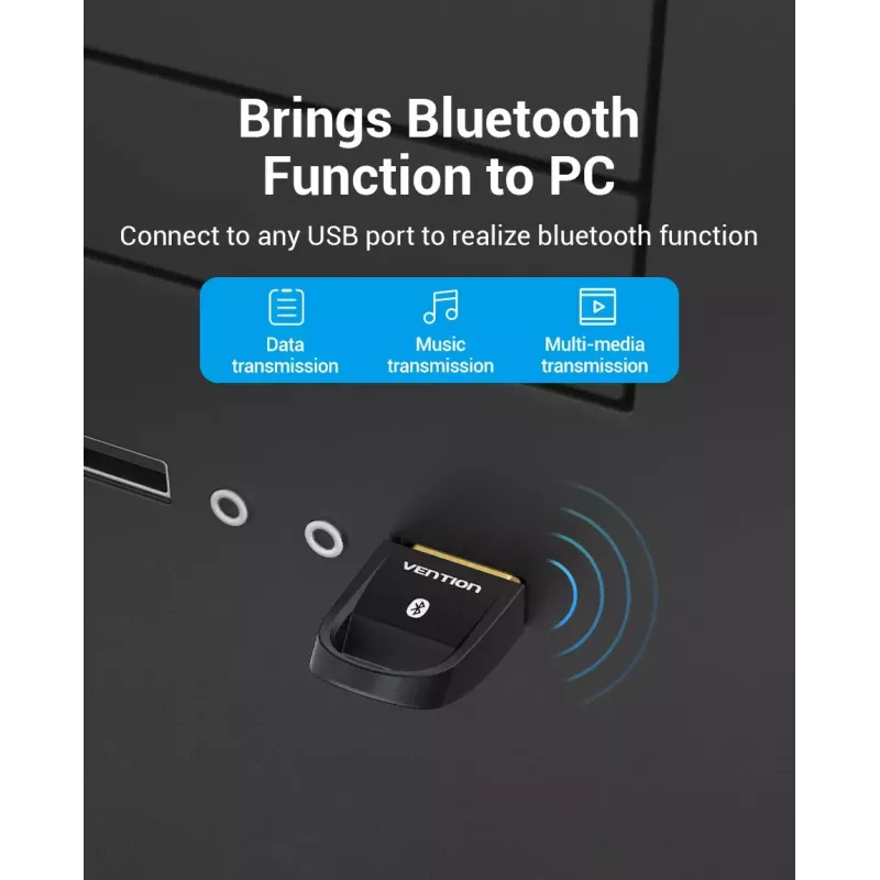 USB Bluetooth 5.0 adapter Vention CDSW0 bedrade connectiviteit
