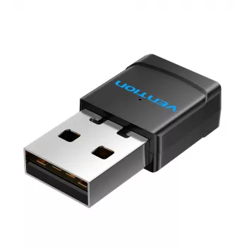 Vention USB Wi-Fi dualband-adapter 2,4G/5G zwart draadloos USB 433 Mbit/s