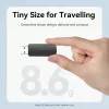 Vention CLGB0 2-in-1-kaartlezer, USB 3.0 A, SD + TF, dubbele stationsletter, zwart