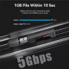 Vention CLGB0 2-in-1-kaartlezer, USB 3.0 A, SD + TF, dubbele stationsletter, zwart