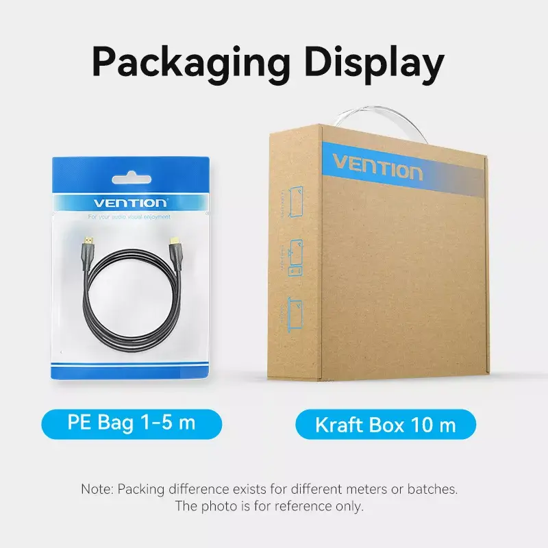 Vention 8K HDMI-kabel 2m zwart 48 Gbit/s HDMI 2.1