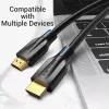 Vention 8K HDMI-kabel 2m zwart 48 Gbit/s HDMI 2.1