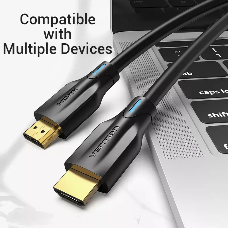 Vention 8K HDMI-kabel 2m zwart 48 Gbit/s HDMI 2.1
