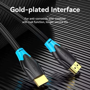 HDMI-kabel Vention 1M zwart 18 Gbit/s 2.0