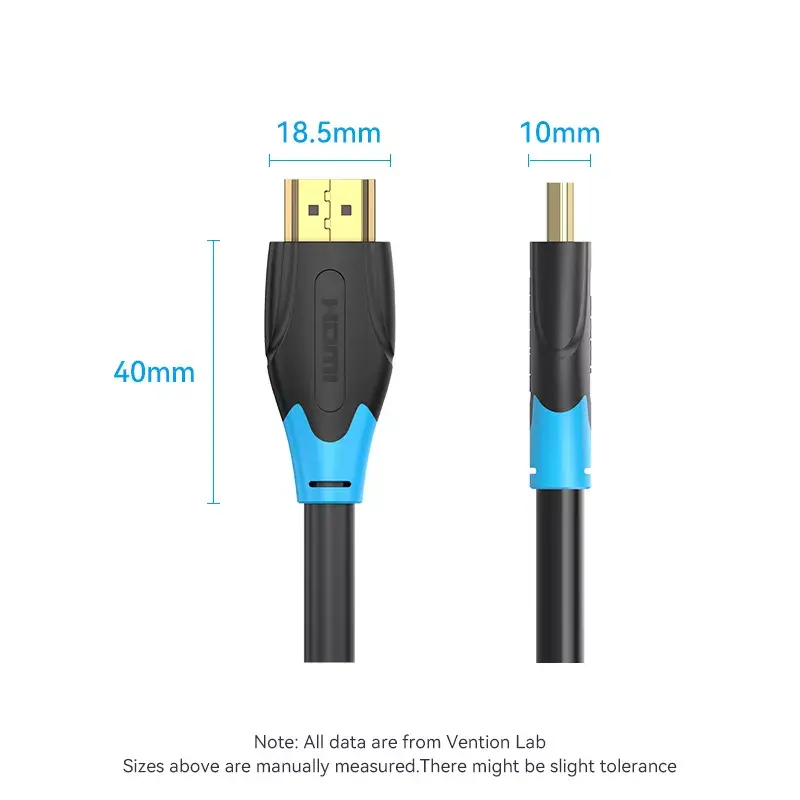 Vention AACBH HDMI-kabel, 2 m, zwart