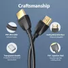 Vention draagbare HDMI-kabel 0,5 m zwart HDMI 2.0 18 Gbit/s