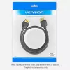 Vention draagbare HDMI-kabel 1M zwart 2.0 18 Gbit/s
