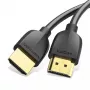 Vention draagbare HDMI-kabel 1M zwart 2.0 18 Gbit/s