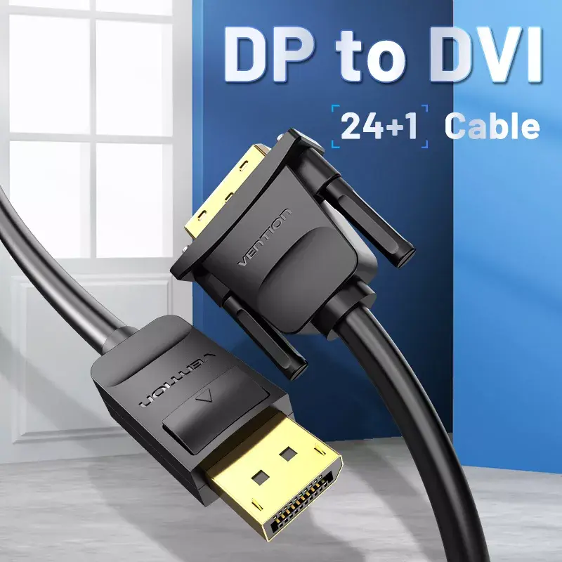 Vention HAFBH DisplayPort-naar-DVI-kabel, 2 m
