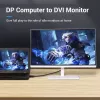 Vention HAFBH DisplayPort-naar-DVI-kabel, 2 m