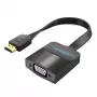 Vention platte HDMI-naar-VGA-converter 0,15 m zwart VGA D-Sub HDMI type A