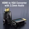 Vention AIDB0 HDMI-naar-VGA-converter, 3,5 mm audioaansluiting
