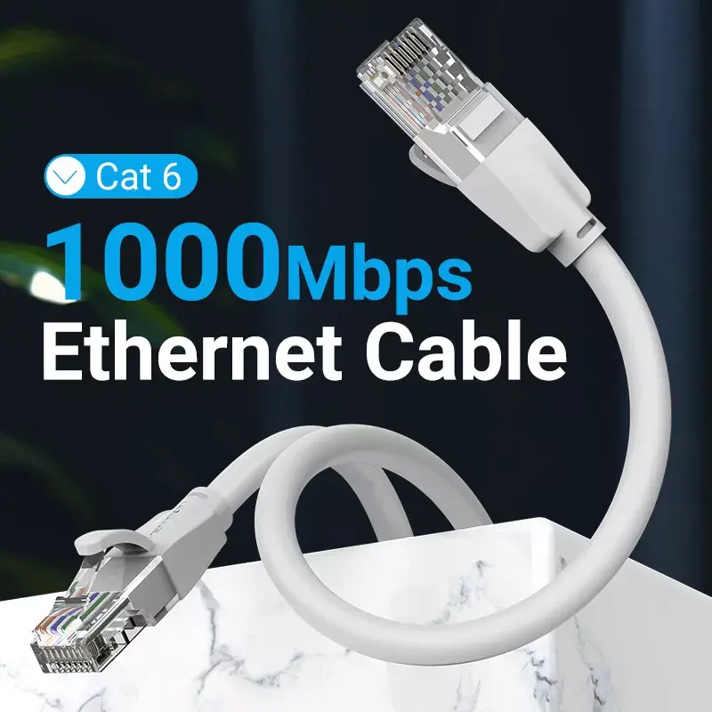 Netwerkkabel Vention Cat.6 UTP-patchkabel RJ-45 1,5 m grijs