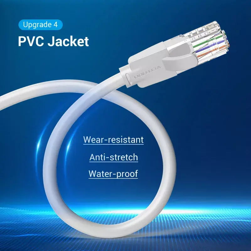 Netwerkkabel Vention Cat.6 UTP-patchkabel RJ-45 5M grijs