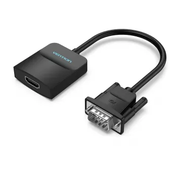 VGA naar HDMI-converter Vention 0,15 m zwart VGA HDMI micro-USB audio