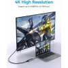 Dockingstation Vention USB-C naar HDMI USB 3.0x3 SD TF PD 100W grijs