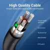 Vention COJBH USB 2.0-kabel, USB-A male naar USB-A male, 2 m, 2 A, zwart