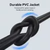 Vention USB 2.0 A-stekker naar C-stekker 3A kabel 0,25 m zwart
