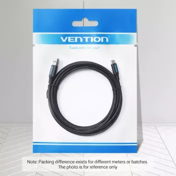 Vention USB 2.0 A-stekker naar C-stekker 3A kabel 0,5 m zwart