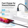 Vention USB 2.0 A-stekker naar C-stekker 3A kabel 0,5 m zwart