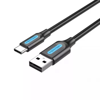 Vention USB 2.0 A-stekker naar C-stekker 3A kabel 0,5 m zwart