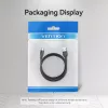 Vention USB 2.0 A male naar C male 3A-kabel 0.5M zwart