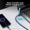 Vention USB 2.0 A male naar C male 3A-kabel 0.5M zwart