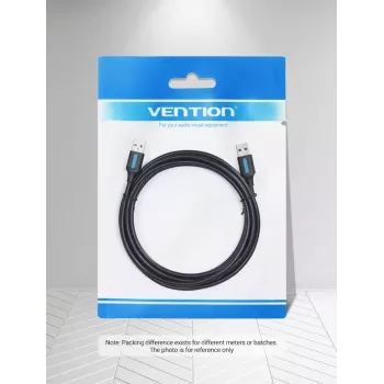USB-A-naar-USB-A kabel Vention CONBD 0,5 m, USB 3.2 Gen 1 (5 Gbit/s), zwart