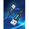 Vention CONBD USB 3.0-kabel, USB-A male naar USB-A male, 0,5 m, PVC, zwart