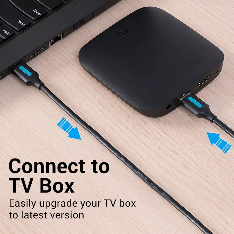 Vention CONBD USB 3.0-kabel, USB-A male naar USB-A male, 0,5 m, PVC, zwart