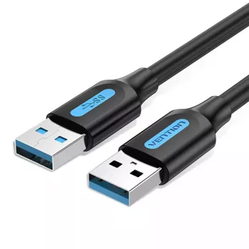 USB-A-naar-USB-A kabel Vention CONBD 0,5 m, USB 3.2 Gen 1 (5 Gbit/s), zwart