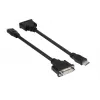 CLUB3D HDMI naar DVI Single Link passieve adapter 0,40 m HDMI DVI