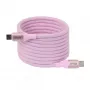 CLUB3D USB-C Magnetic-Coil 240W roze kabel 2m USB 2.0