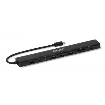 CLUB3D 10-1 draagbaar dock USB Type-C® 10Gbps naar HDMI™ 8K30Hz PD3.1 max. 140 watt