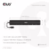 CLUB3D 10-1 draagbaar dock USB Type-C® 10Gbps naar HDMI™ 8K30Hz PD3.1 max. 140 watt