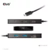 CLUB3D USB Gen2 Type-C naar Dual DisplayPort 4k60Hz 7-in-1 HUB