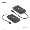 CLUB3D USB Gen2 Type-C naar Dual DisplayPort 4k60Hz 7-in-1 HUB