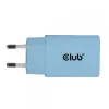 CLUB3D 2-pack USB-C-oplader 30 watt wit, binnen, AC, blauw
