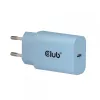 CLUB3D 2-pack USB-C-oplader 30 watt wit, binnen, AC, blauw